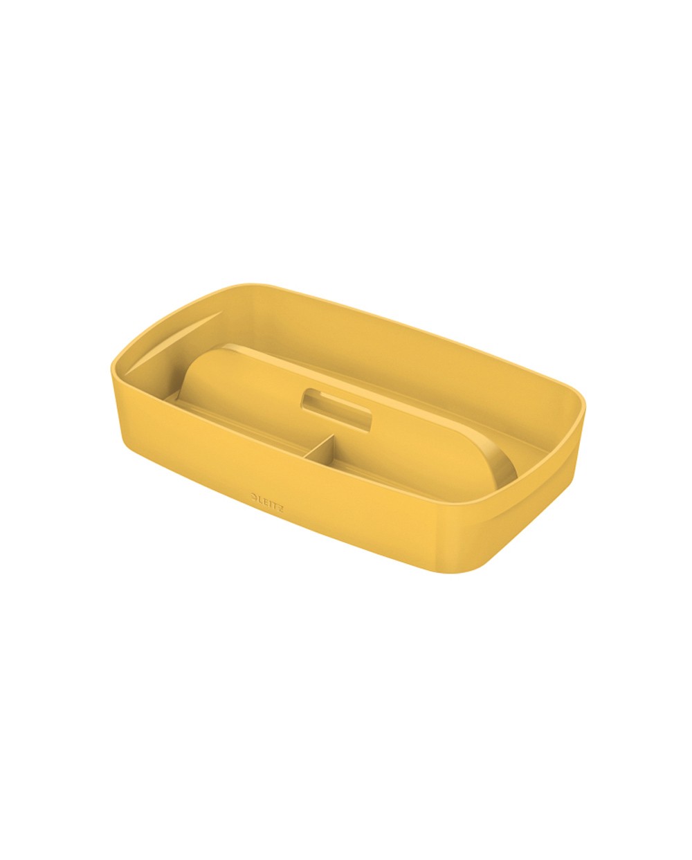 Bandeja organizadora leitz mybox cosy con asa color amarillo 307x56x181 mm