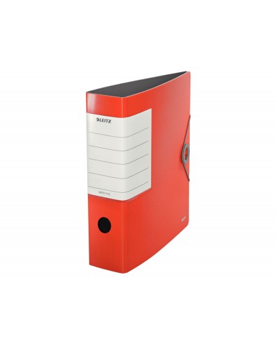 Archivador de palanca leitz solid 180 din a4 polipropileno lomo 75 mm color rojo claro