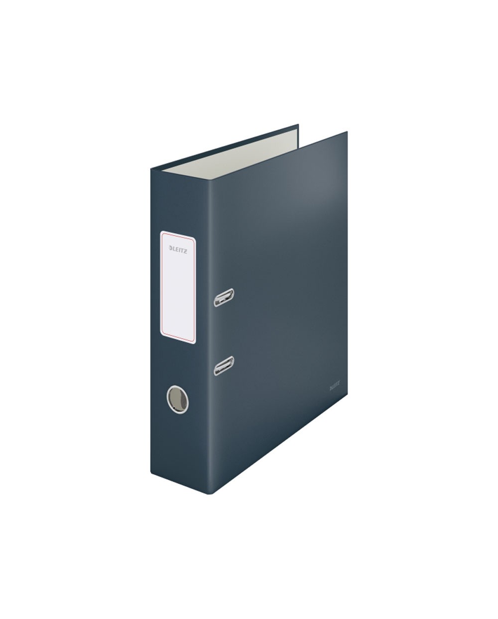 Archivador de palanca leitz cosy 180 din a4 carton forrado lomo 80 mm color gris