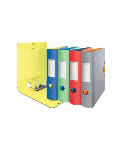 Archivador de palanca leitz active urban chic 180 din a4 polyfoam lomo 82 mm colores surtidos