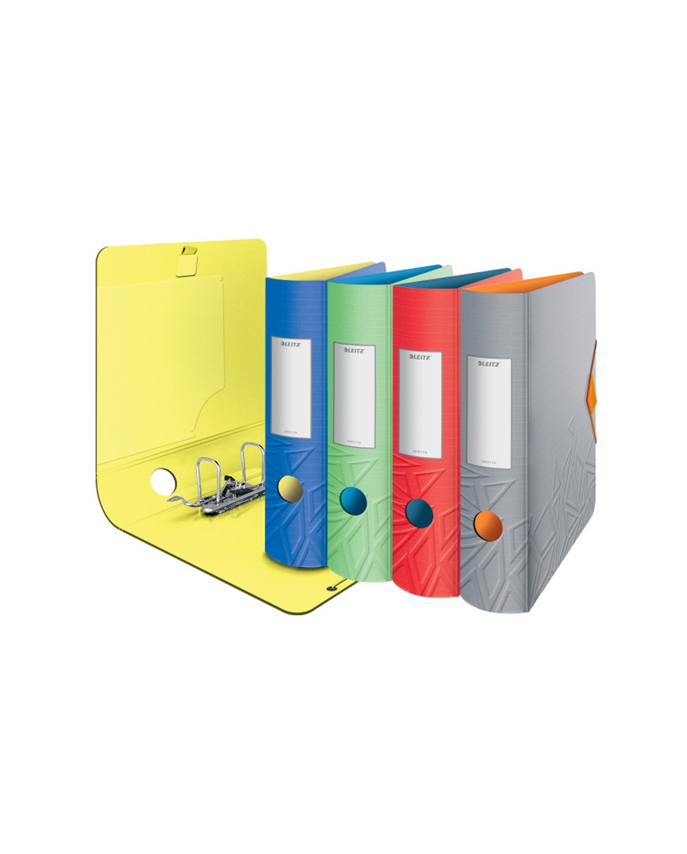 Archivador de palanca leitz active urban chic 180 din a4 polyfoam lomo 82 mm colores surtidos