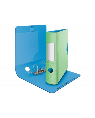 Archivador de palanca leitz active urban chic 180 din a4 polyfoam lomo 82 mm color verde