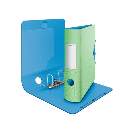 Archivador de palanca leitz active urban chic 180 din a4 polyfoam lomo 82 mm color verde