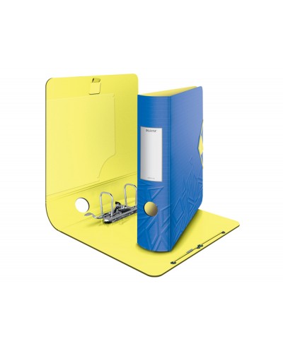 Archivador de palanca leitz active urban chic 180 din a4 polyfoam lomo 82 mm color azul