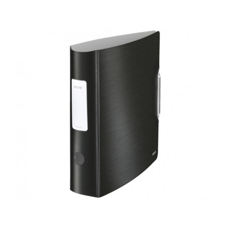 Archivador de palanca leitz active style 180 din a4 polyfoam lomo 82 mm negro satinado