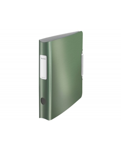 Archivador de palanca leitz active 180 din a4 polyfoam lomo 65 mm color verde celadon
