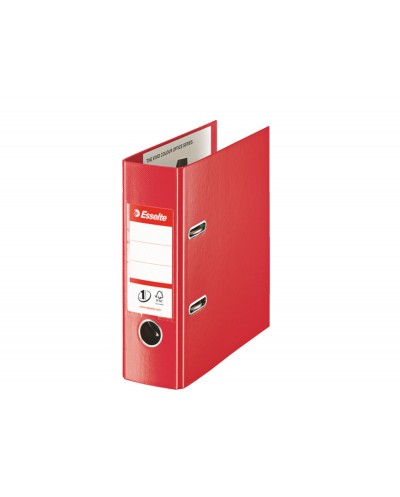 Archivador de palanca esselte n 1 din a5 carton forrado lomo 75 mm color rojo vivida