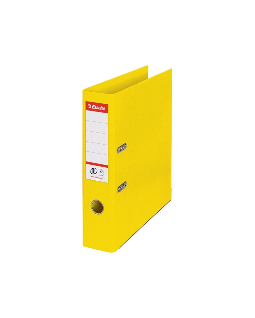 Archivador de palanca esselte n 1 din a4 carton forrado lomo 75 mm color amarillo vivida