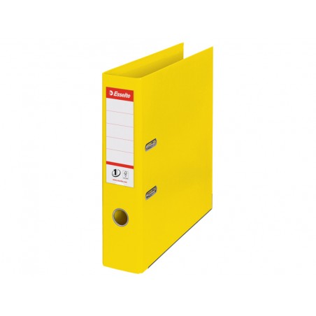 Archivador de palanca esselte n 1 din a4 carton forrado lomo 75 mm color amarillo vivida