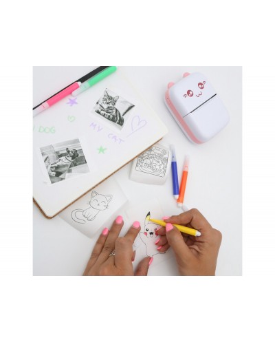 Mini impresora funny termica pink Mini impresora funny termica pink