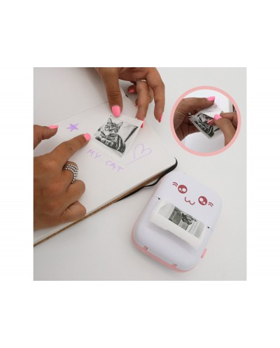 Mini impresora funny termica pink Mini impresora funny termica pink