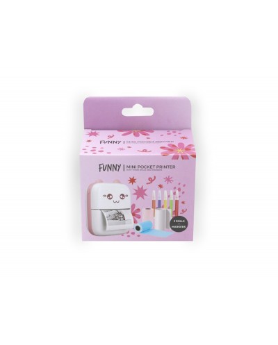 Mini impresora funny termica pink