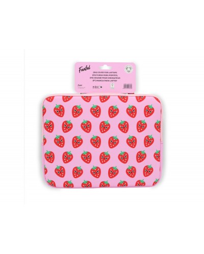 Funda para portatil 14 funful fresa