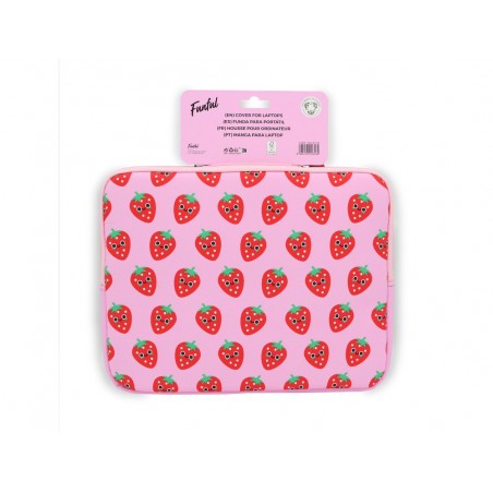 Funda para portatil 14 funful fresa