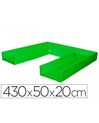 Circuito modular de gateo sumo didactic 430x50x20 cm verde