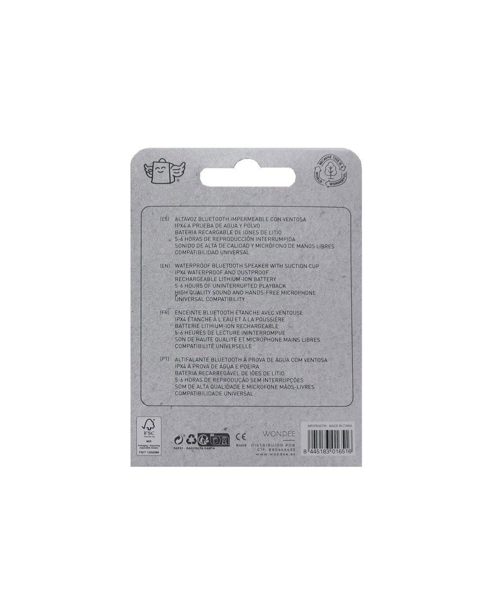 Altavoz mr wonderful waterproof margaritas