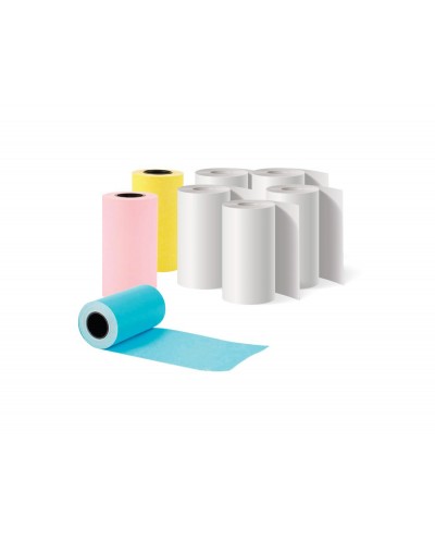 Papel termico adhesivo belyo pack 8 rollos