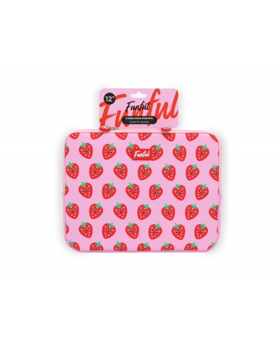 Funda para portatil 12 funful fresa Funda para portatil 12 funful fresa