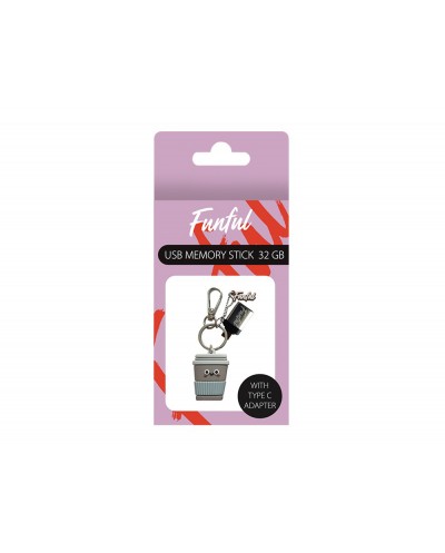 Memoria usb funful 32gb cafe Memoria usb funful 32gb cafe