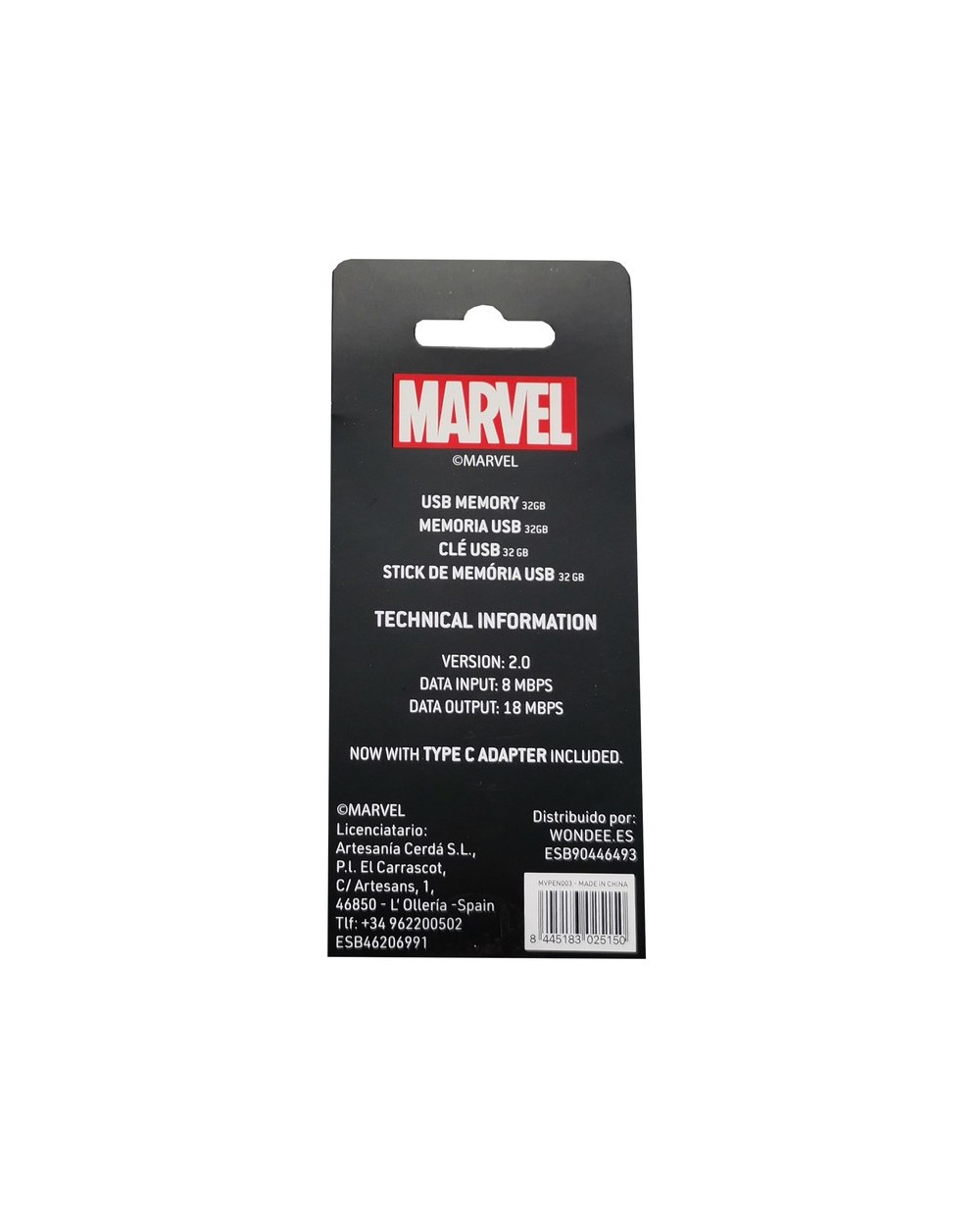 Memoria usb marvel 32gb groot Memoria usb marvel 32gb groot