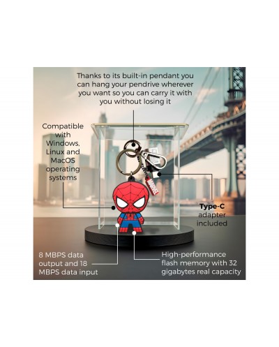 Memoria usb marvel 32gb spiderman