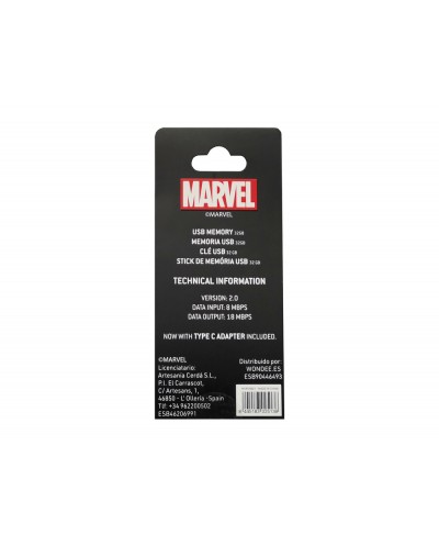 Memoria usb marvel 32gb spiderman