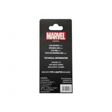 Memoria usb marvel 32gb spiderman