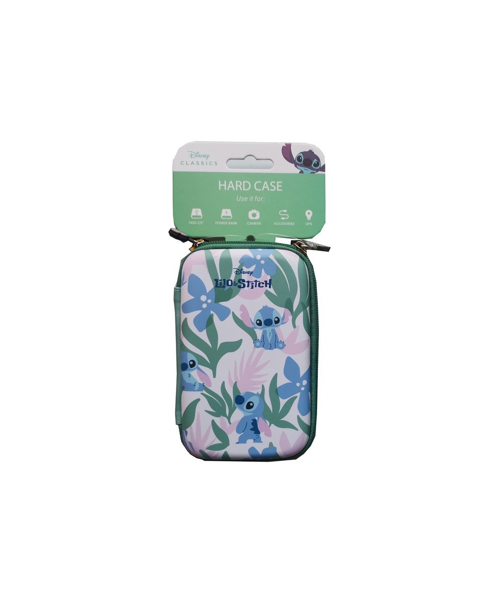 Funda para disco duro 25 lilostitch flowers
