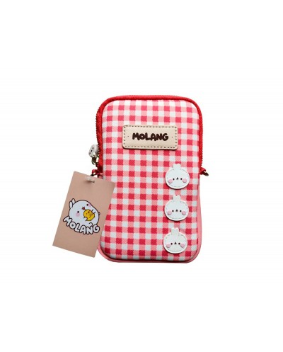 Bolso para movil molang universal pastel