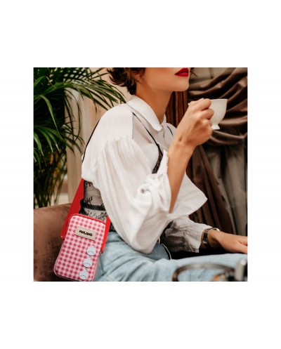 Bolso para movil molang universal pastel