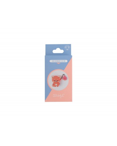 Memoria usb mr wonderful 32gb panda rojo
