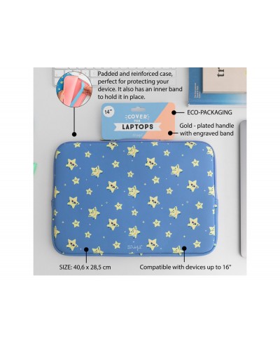 Funda para portatil 14 mr wonderful estrellas