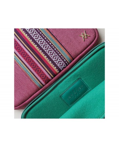 Funda para portatil 14 vamvam cereza