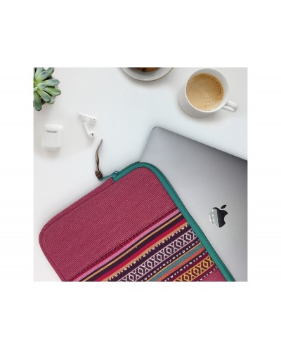 Funda para portatil 14 vamvam cereza