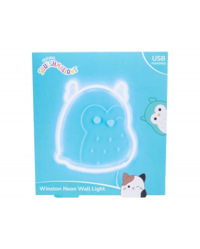 Lampara neon squishmallow winston