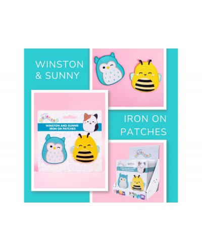 Parche squishmallow winston y sunny