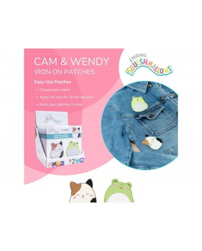 Parche squishmallow cam y wendy