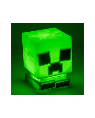 Lampara minecraft creeper silicona