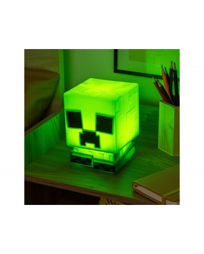 Lampara minecraft creeper silicona