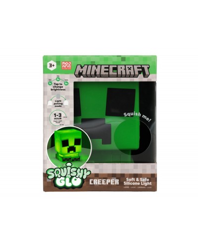 Lampara minecraft creeper silicona