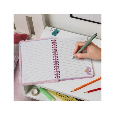 Cuaderno espiral esponjoso a5 osos amorosos