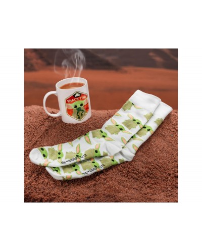 Set mandalorian calcetines y taza baby yoda the mandalorian