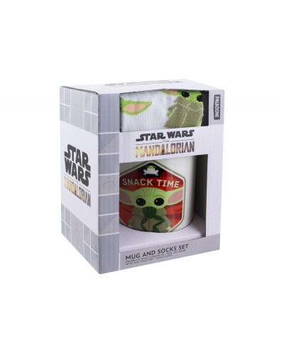 Set mandalorian calcetines y taza baby yoda the mandalorian
