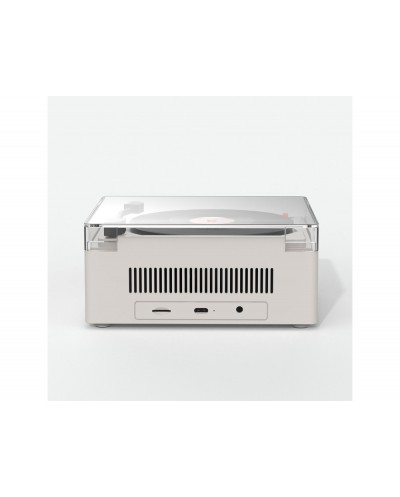 Reloj despertador mob bluetooth vinilo retro grey
