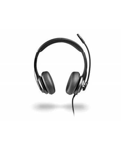 Auriculares ngs vox605 con cable estereo usb c con control de volumen y adaptador usb color negro