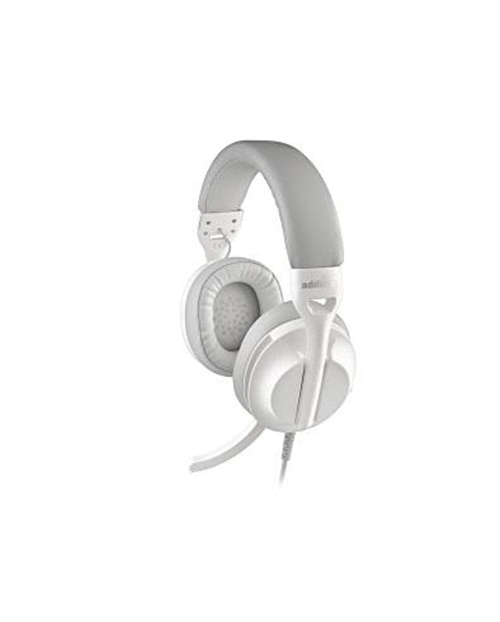 Auriculares ngs vox805 con cable estereo usb c con control de volumen y adaptador usb color blanco