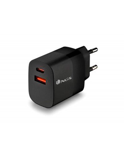 Cargador gan ngs de pared ultrarapido para portatil de 45w con salida tipo usb c y cable usb c a usb c longitud