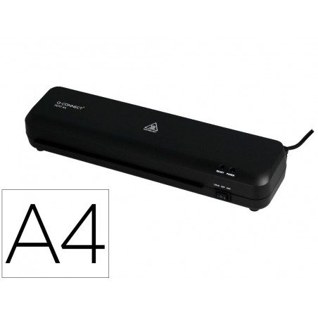 Plastificadora q connect compacta kf19061 din a4 plastificado caliente frio luces ready power 2 rodillos