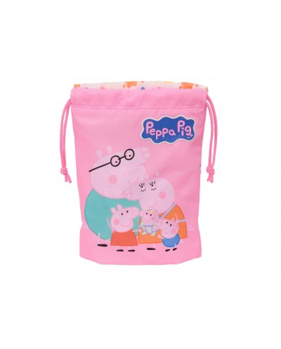 Saquito merienda safta peppa pig baby 250x200 mm