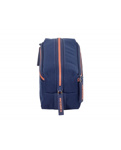 Bolso escolar portatodo safta triple pequeno con goma elastica 22cm fc barcelona 2ª equipacion 25 26 85x220x60